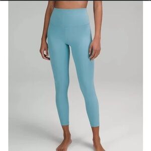 Lululemon align high rise leggings aqua- Size 4
